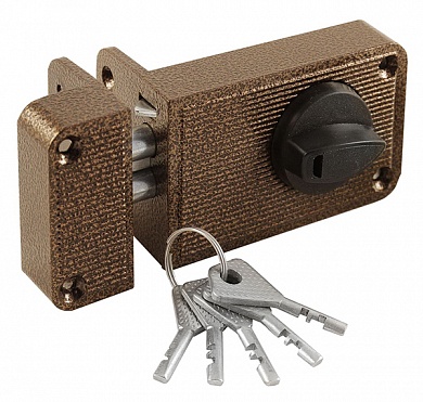 Картинка Замок накладной ЗЕНИТ ЗН2-6 (медь)